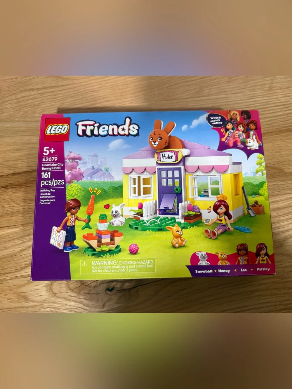Lego Friends Heartlake City Bunny Hotel Lego - Pink Purple Yellow White
